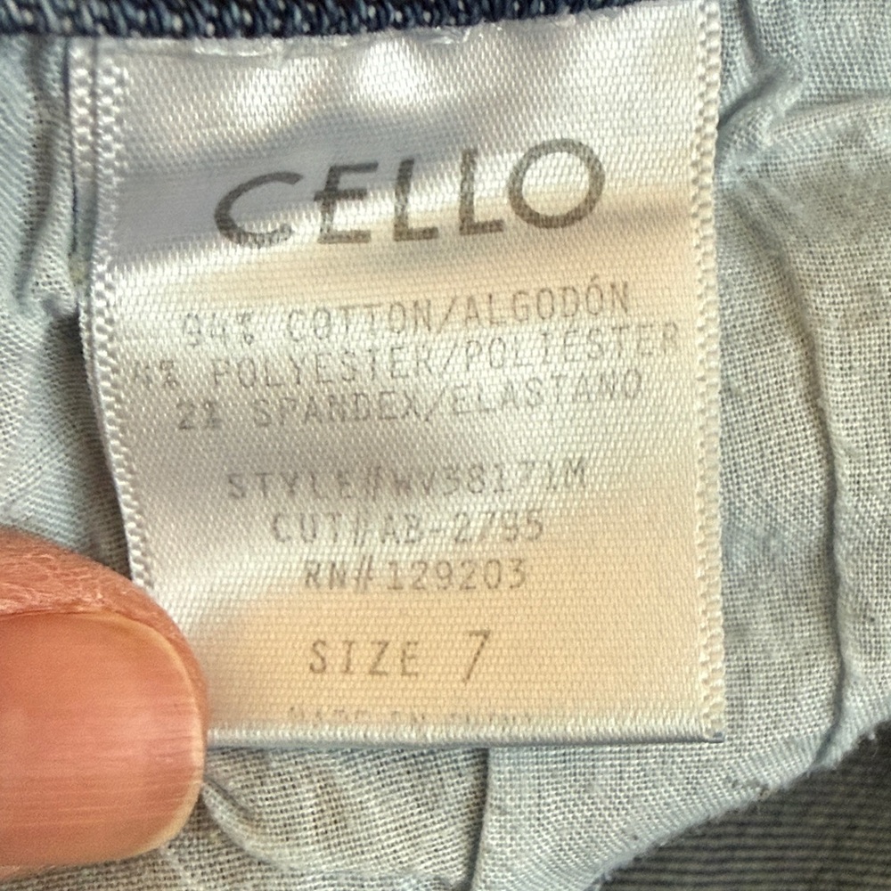 Cello high rise flair leg jeans sz 7 - Picture 3 of 5
